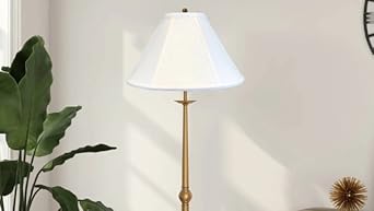 Royal Designs, Inc. True Bell Lamp Shade - White - 8 x 16 x
